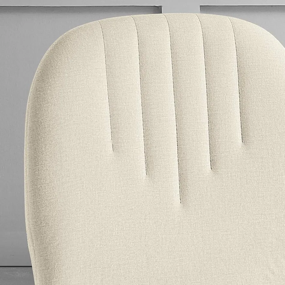 Scaun cu sezut din material monococ si picioare conice Made in Italy - Nezoku Viadurini