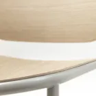 Scaun de bucatarie din lemn si metal vopsit Made in Italy 2 piese - Saffia Viadurini