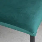 Scaun Bucatarie cu Picioare Metal si Scaun din Catifea, 4 Bucati - Darvina Viadurini