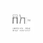 Scaun de bucătărie din lemn de fag curbat natural Fabricat în Italia - Cassiopea Viadurini