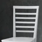 Scaun de bucătărie din lemn masiv de fag cu design italian - Jeanine Viadurini