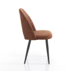 Scaun Bucatarie din Piele Sintetica Efect Invechit 4 Bucati - Renetta Viadurini