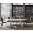 Scaun de Bucatarie Tapitat Complet din Piele Sintetica 2 Piese - Atenea Viadurini