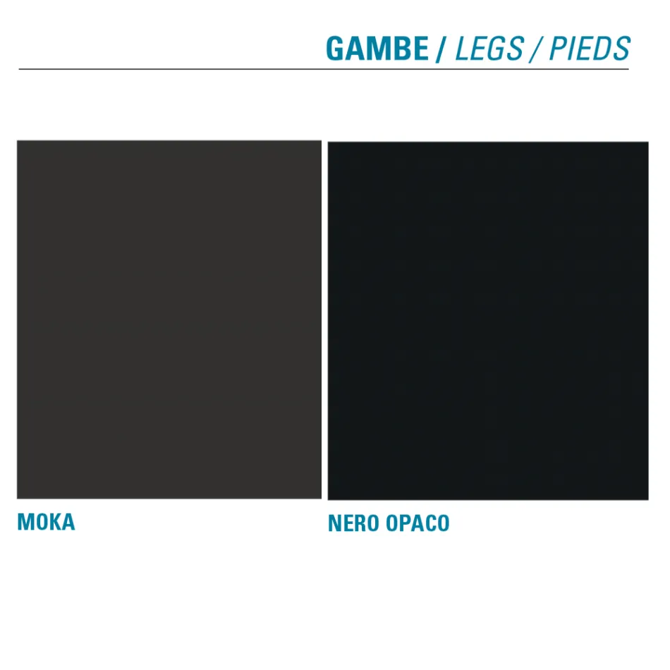 Scaun de Bucatarie Tapitat cu Microfibra Made in Italy, 2 Bucati - Rebecca Viadurini