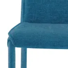 Scaun de Bucatarie Imbracat in Tesatura Made in Italy 4 Bucati - Monnalisa Viadurini