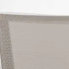 Scaun de exterior stivuibil din Aluminiu si Textilena, Homemotion 4 Piese - Serge Viadurini