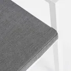 Scaun de exterior din aluminiu stivuibil Homemotion, 4 bucăți - Carina Viadurini