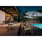 Scaun din aluminiu stivuibil în exterior, realizat în Italia, 2 piese - Shyla Viadurini