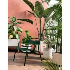 Scaun din aluminiu stivuibil în exterior, realizat în Italia, 2 piese - Shyla Viadurini