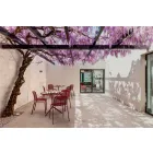 Scaun de stivuit în exterior pentru exterior realizat din Italia, 4 piese - Prunella Viadurini