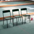 Scaun din stivuitor exterior pentru exterior realizat din Italia, 4 piese - Xylia Viadurini