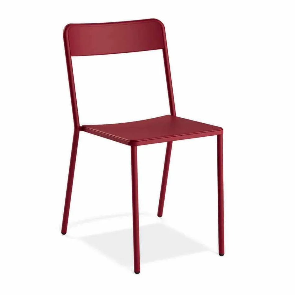 Scaun din stivuitor exterior pentru exterior realizat din Italia, 4 piese - Xylia Viadurini