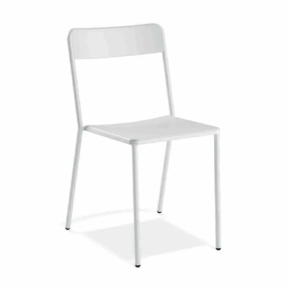 Scaun din stivuitor exterior pentru exterior realizat din Italia, 4 piese - Xylia Viadurini