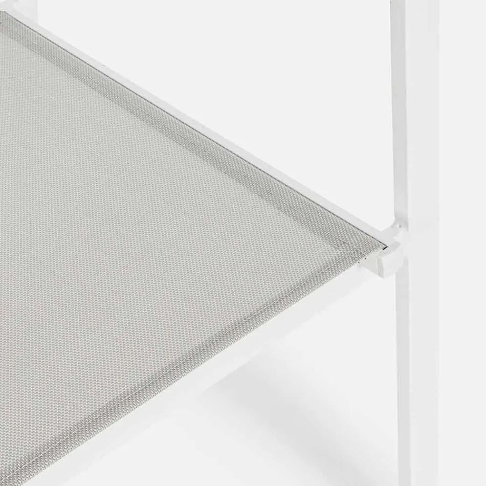 Scaun stivuibil în aer liber în Textilene Homemotion, 6 bucăți - Narcissa Viadurini