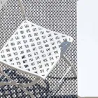 Scaun Pliant Exterior din Otel Galvanizat Made in Italy 2 Piese - Selvaggia Viadurini