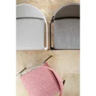 Scaun Exterior Aluminiu cu sau Fara Perna, Calitate Inalta, 4 buc - Filomena Viadurini