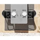 Scaun Exterior Aluminiu cu sau Fara Perna, Calitate Inalta, 4 buc - Filomena Viadurini