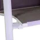 Scaun în aer liber din aluminiu cu dublu strat Textilene - Excursion Viadurini