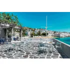 Scaun de exterior din aluminiu stivuibil realizat în Italia, 4 piese - Ulyssa Viadurini