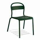 Scaun de exterior din aluminiu stivuibil realizat în Italia, 4 piese - Ulyssa Viadurini