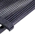 Scaun de exterior din aluminiu, scaun și spătar din frânghie - Detalii Viadurini