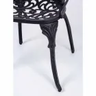 Scaun de exterior din aluminiu vopsit finisat mat, 2 bucăți - Casiro Viadurini