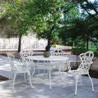 Scaun de exterior din aluminiu vopsit finisat mat, 2 bucăți - Casiro Viadurini