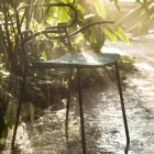 Scaun de exterior din metal si poliuretan Made in Italy, 2 piese - Trosa Viadurini