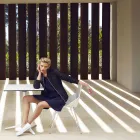 Faz Vondom design scaun din policarbonat și polipropilenă în aer liber Viadurini