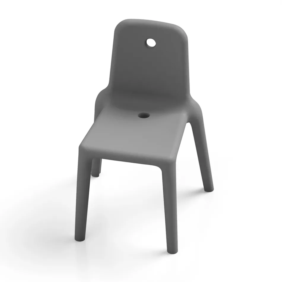 Scaun de exterior din Polietilena 15 Culori Made in Italy 2 Piese - Ronnie Viadurini