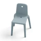 Scaun de exterior din Polietilena 15 Culori Made in Italy 2 Piese - Ronnie Viadurini