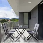 Scaun pliabil de exterior în textilen și aluminiu, 4 bucăți - Holly Viadurini