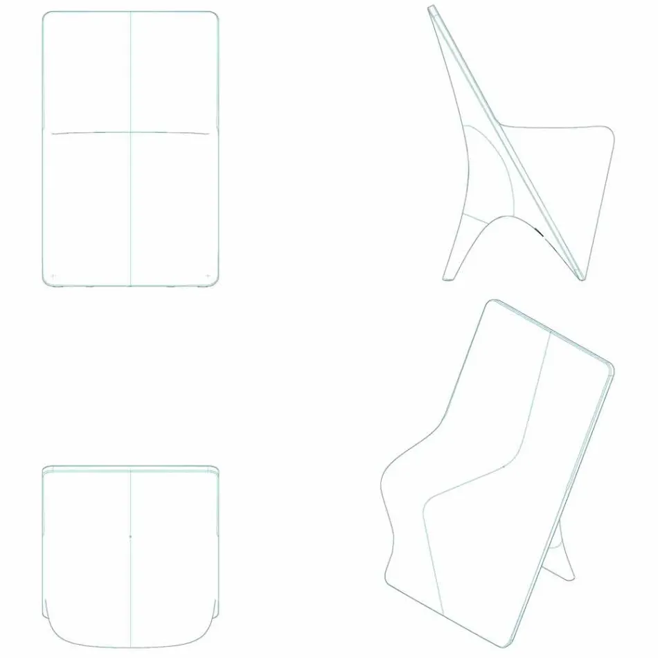 Sloo de design modern de Sloo de Vondom, din polietilenă Viadurini