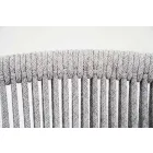 Scaun de grădină stivuibil din aluminiu și țesătură tehnică - Smart By Varaschin Viadurini