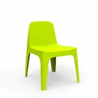 Scaun de grădină din polipropilenă solidă Vondom stackabil, design Viadurini