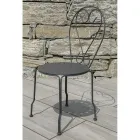 Scaun de grădină fabricat în întregime din metal - Archive Viadurini