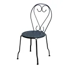 Scaun de grădină fabricat în întregime din metal - Archive Viadurini