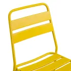 Scaun de grădină fabricat în întregime din metal - panglică Viadurini