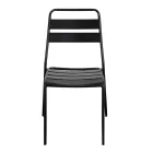 Scaun de grădină fabricat în întregime din metal - panglică Viadurini