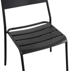 Scaun de grădină fabricat în întregime din metal - panglică Viadurini