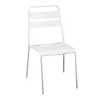 Scaun de grădină fabricat în întregime din metal - panglică Viadurini