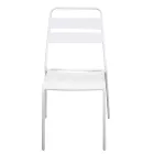 Scaun de grădină fabricat în întregime din metal - panglică Viadurini