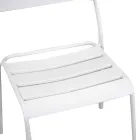 Scaun de grădină fabricat în întregime din metal - panglică Viadurini