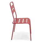 Scaun de grădină fabricat în întregime din metal - panglică Viadurini