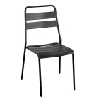 Scaun de grădină fabricat în întregime din metal - panglică Viadurini