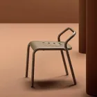 Scaun de gradina Structura din aluminiu Made in Italy - Noss by Varaschin Viadurini