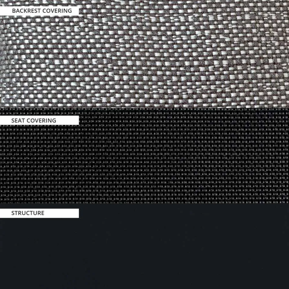 Structura scaun de gradina din aluminiu vopsit Made in Italy - Jouve Viadurini