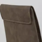 Scaun de interior cu spătar înalt din imitație de piele Fabricat în Italia - Cleto Viadurini