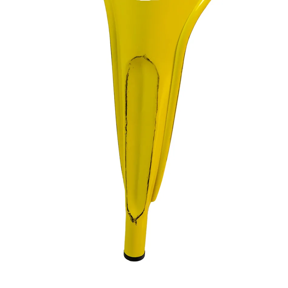 Scaun de interior și exterior din fier în diferite culori - Papetărie Viadurini