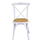 Scaun de interior stivuibil din lemn de mesteacăn și scaun din ratan - Barriera Viadurini